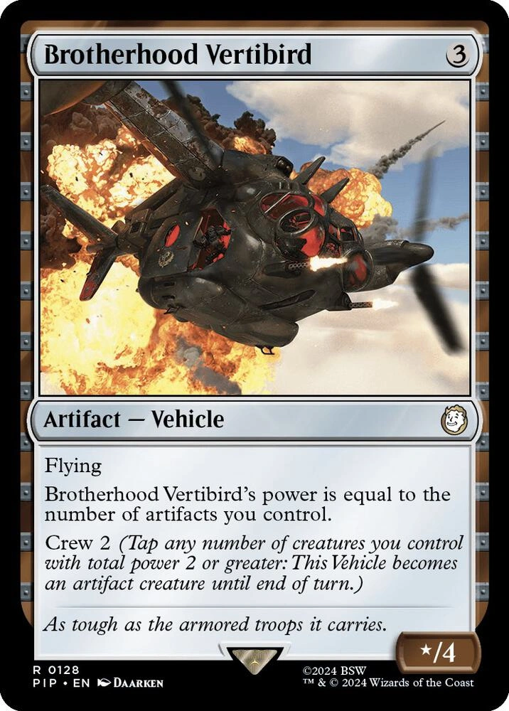 Brotherhood Vertibird Foil