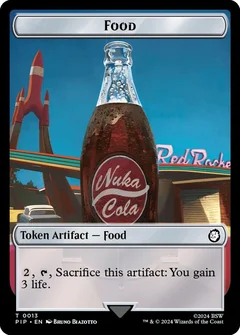 Food (0013) // Clue Double-Sided Token Foil 13 // 11