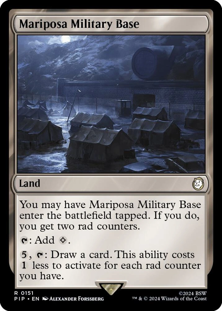 Mariposa Military Base Foil