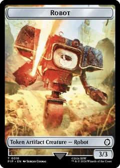 Robot // Food (0014) Double-Sided Token 16 // 14