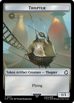 Thopter // Treasure (0018) Double-Sided Token 17 // 18
