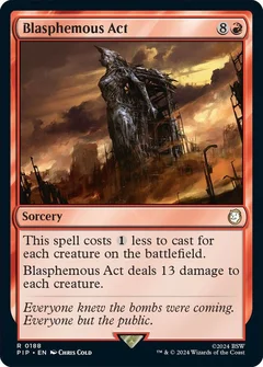 Blasphemous Act Foil 188