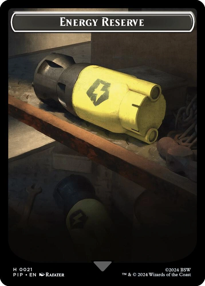 Energy Reserve // Clue Double-Sided Token Foil