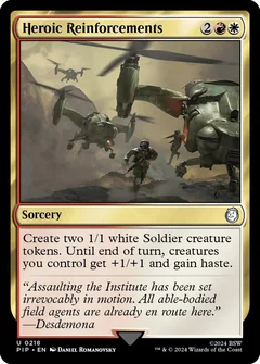Heroic Reinforcements Foil 218