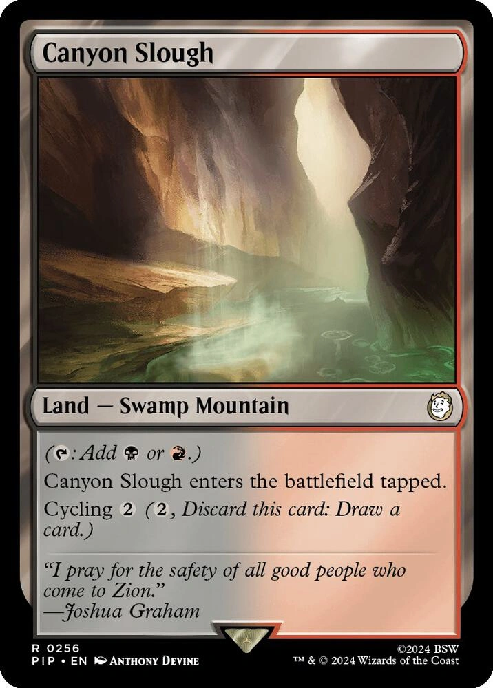 Canyon Slough Foil