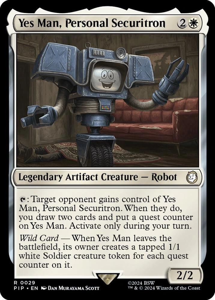 Yes Man, Personal Securitron Foil