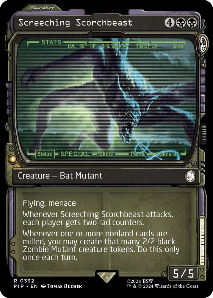 Screeching Scorchbeast (Showcase) Foil