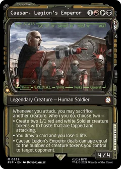 Caesar, Legion's Emperor (Showcase) Foil 339