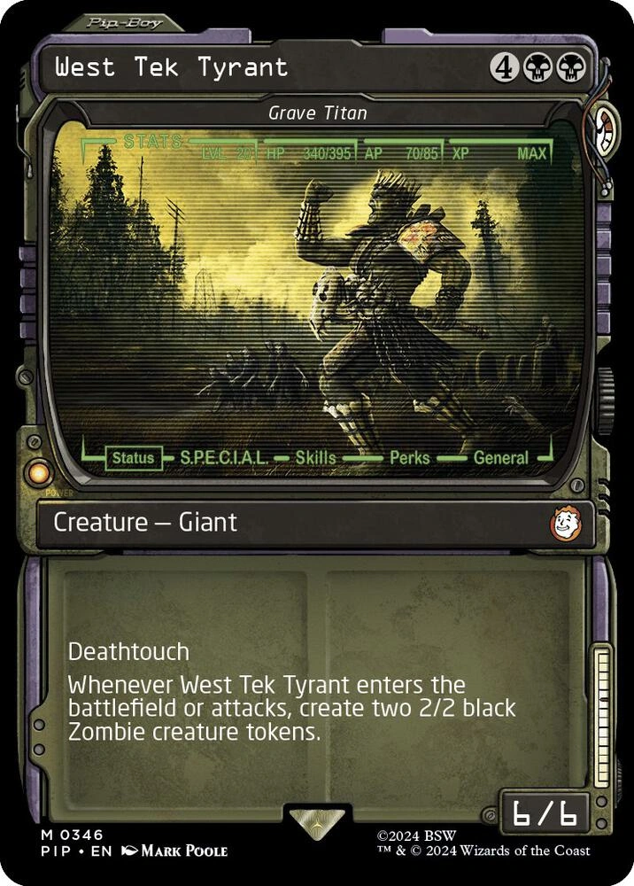 West Tek Tyrant - Grave Titan (Showcase) Foil