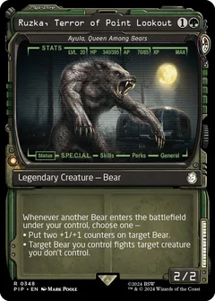 Ruzka, Terror of Point Lookout - Ayula, Queen Among Bears (Showcase) Foil 348