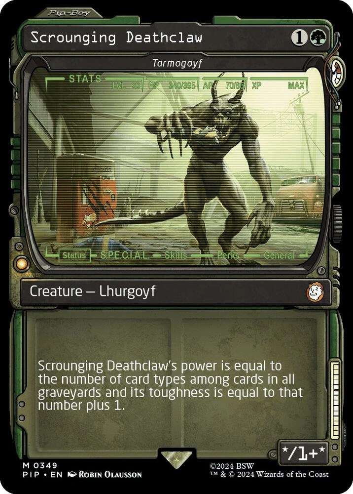 Scrounging Deathclaw - Tarmogoyf (Showcase) Foil