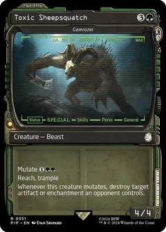 Toxic Sheepsquatch - Gemrazer (Showcase) Foil 351