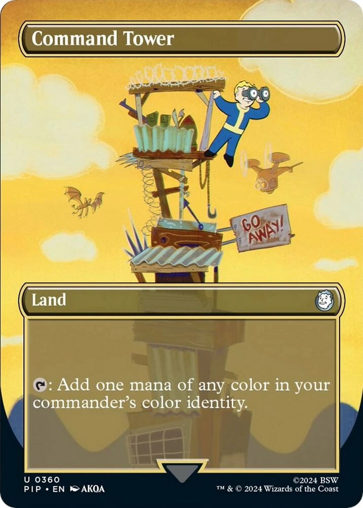Command Tower (Borderless) Foil