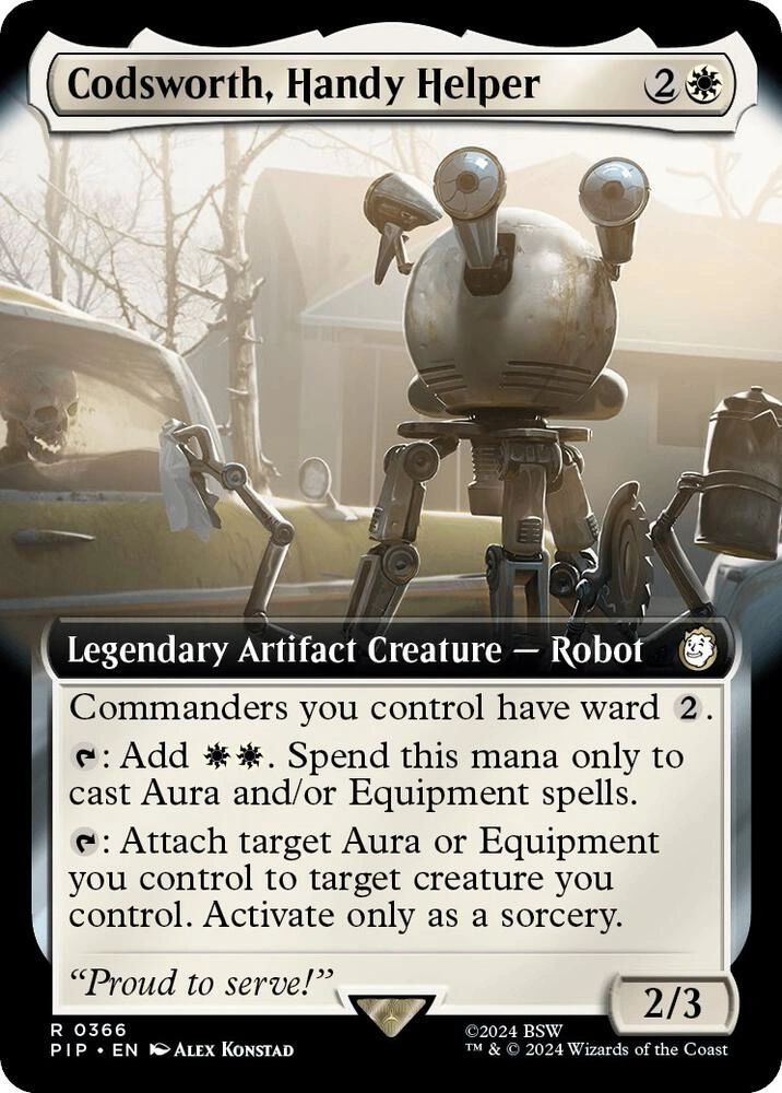 Codsworth, Handy Helper (Extended Art) Foil