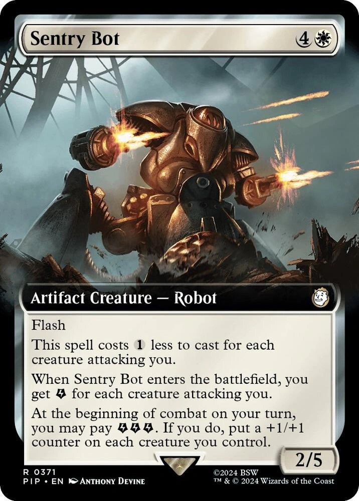 Sentry Bot (Extended Art) Foil