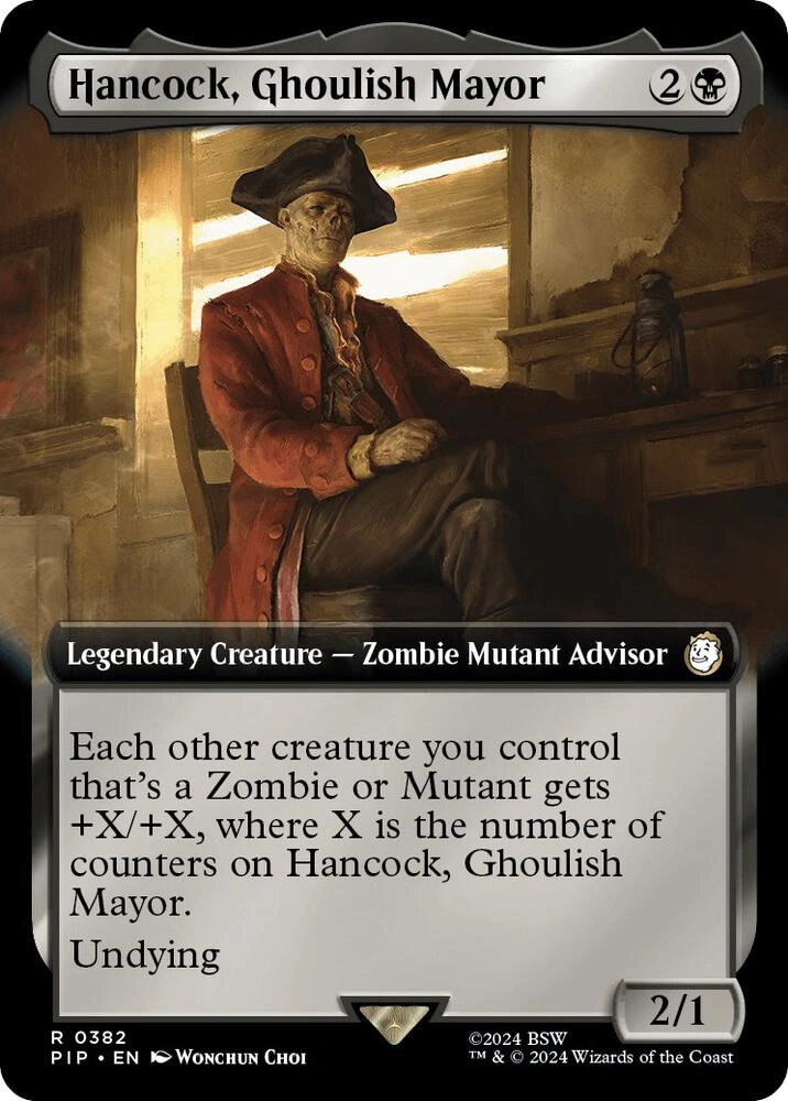 Hancock, Ghoulish Mayor (Extended Art) Foil