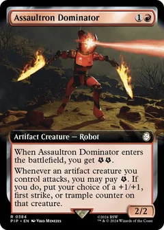 Assaultron Dominator (Extended Art) Foil 384