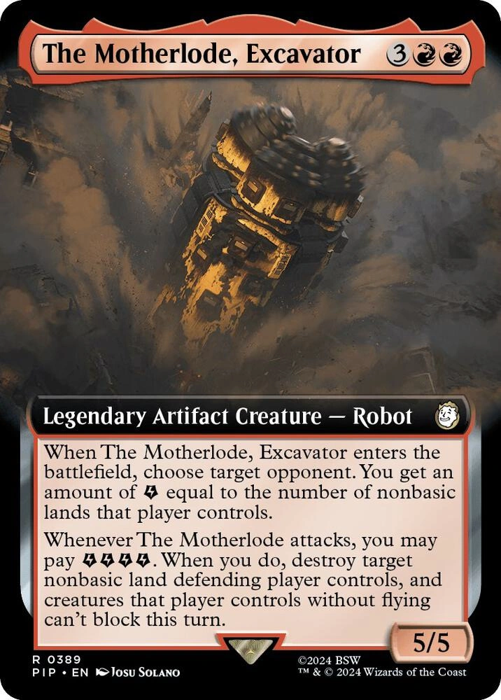 The Motherlode, Excavator (Extended Art) Foil
