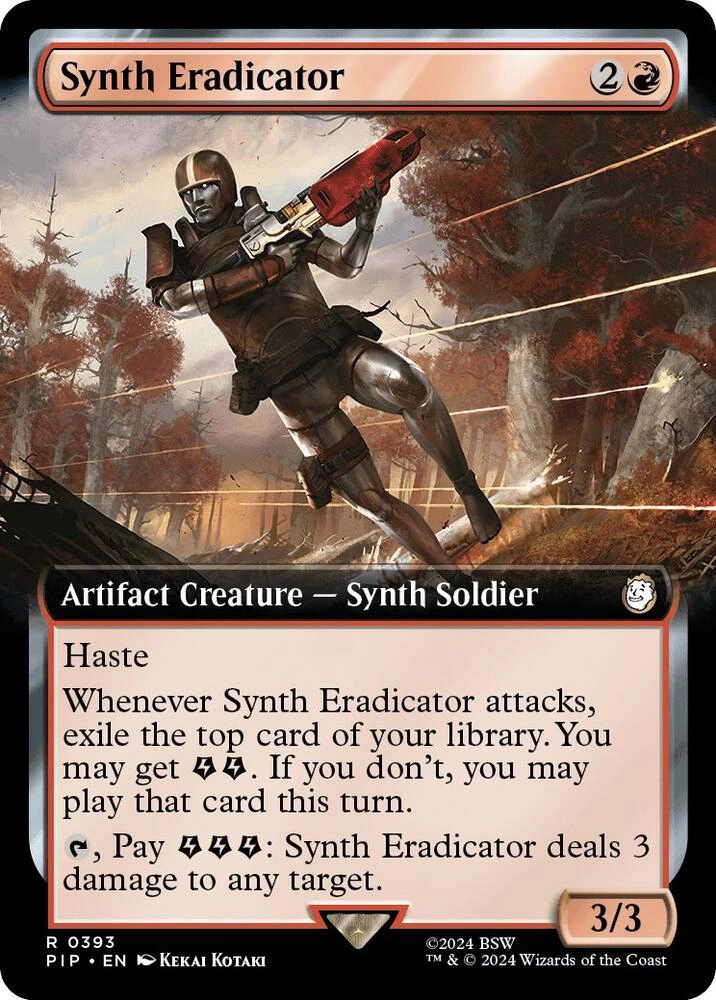 Synth Eradicator (Extended Art) Foil