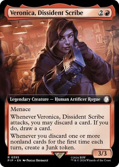 Veronica, Dissident Scribe (Extended Art) Foil 395