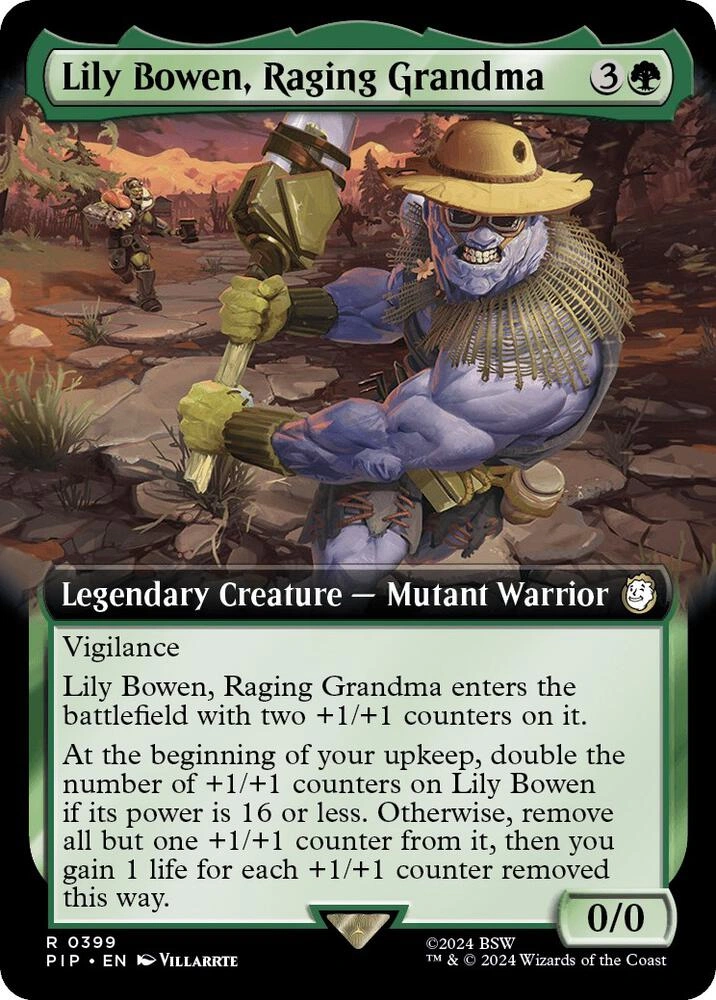 Lily Bowen, Raging Grandma (Extended Art) Foil