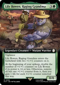 Lily Bowen, Raging Grandma (Extended Art) Foil 399