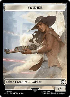 Soldier (0004) // Human Soldier Double-Sided Token 4 // 3