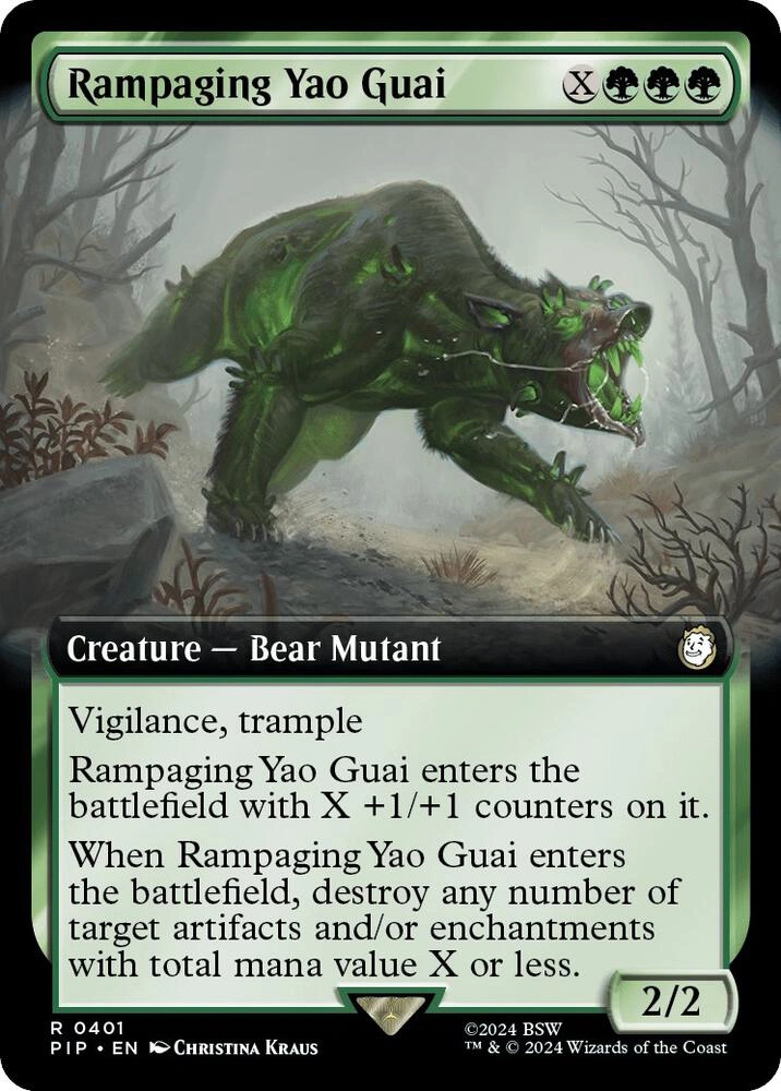 Rampaging Yao Guai (Extended Art) Foil