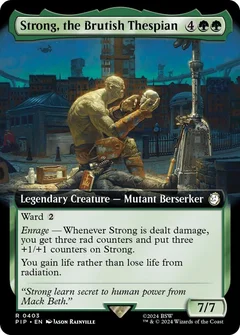 Strong, the Brutish Thespian (Extended Art) Foil 403