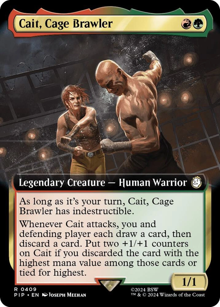 Cait, Cage Brawler (Extended Art) Foil