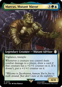 Marcus, Mutant Mayor (Extended Art) Foil 418