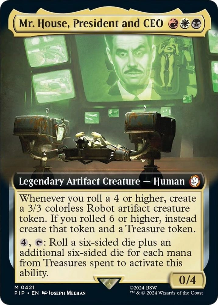 Mr. House, President and CEO (Extended Art) Foil