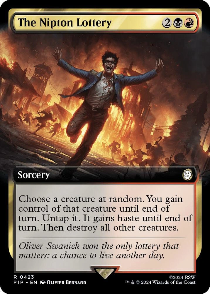 The Nipton Lottery (Extended Art) Foil