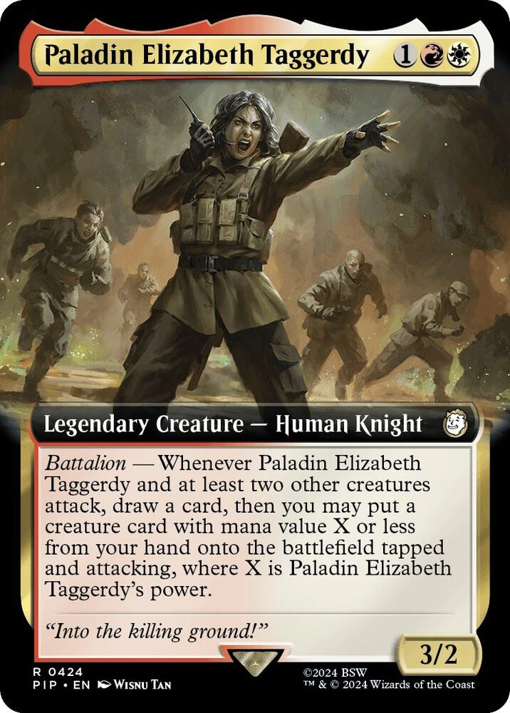 Paladin Elizabeth Taggerdy (Extended Art) Foil