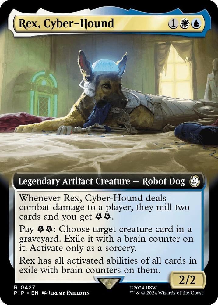 Rex, Cyber-Hound (Extended Art) Foil