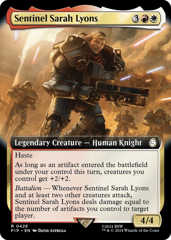 Sentinel Sarah Lyons (Extended Art) Foil