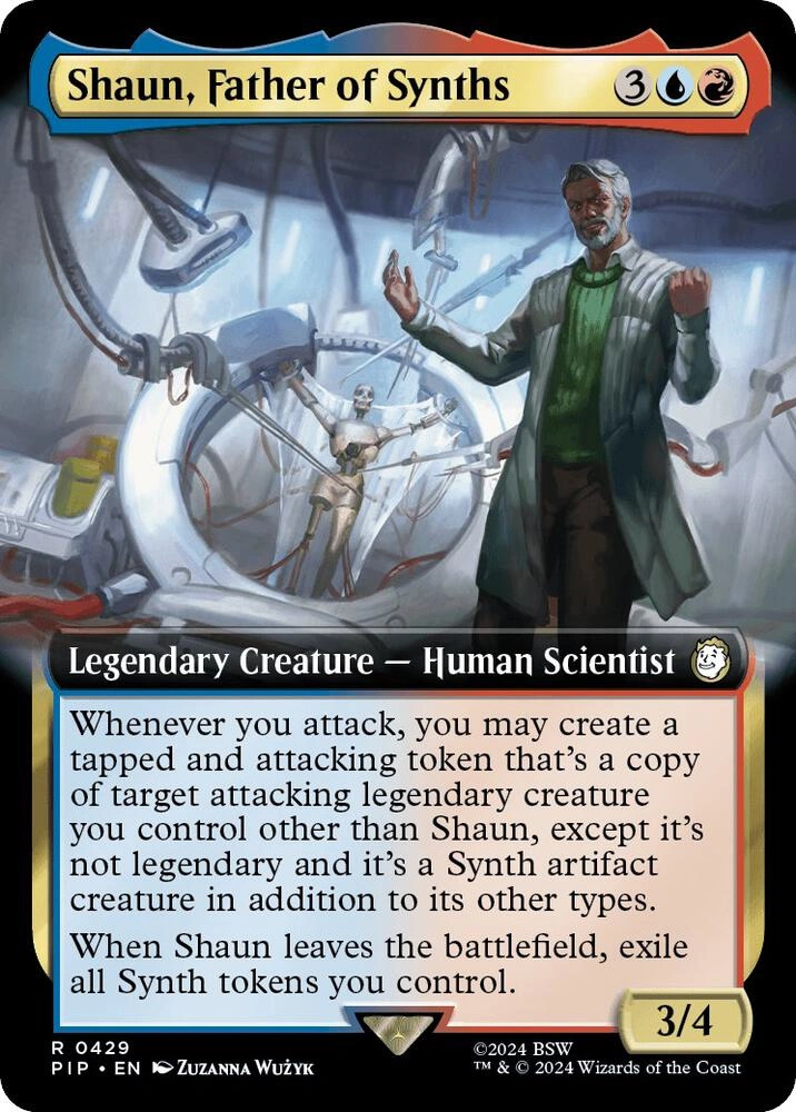 Shaun, Father of Synths (Extended Art) Foil