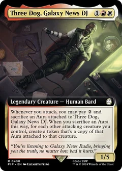 Three Dog, Galaxy News DJ (Extended Art) Foil 430