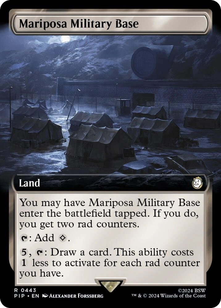 Mariposa Military Base (Extended Art) Foil