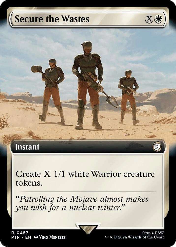 Secure the Wastes (Extended Art) Foil
