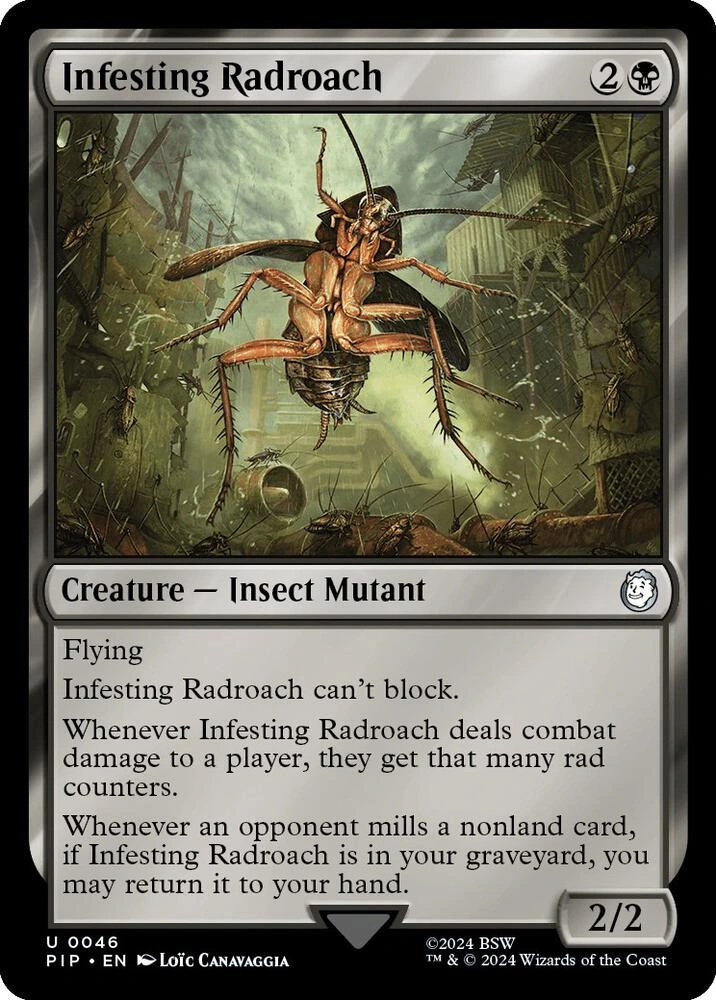 Infesting Radroach Foil