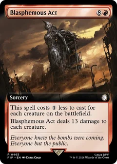 Blasphemous Act (Extended Art) Foil 465
