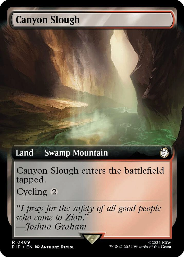 Canyon Slough (Extended Art) Foil