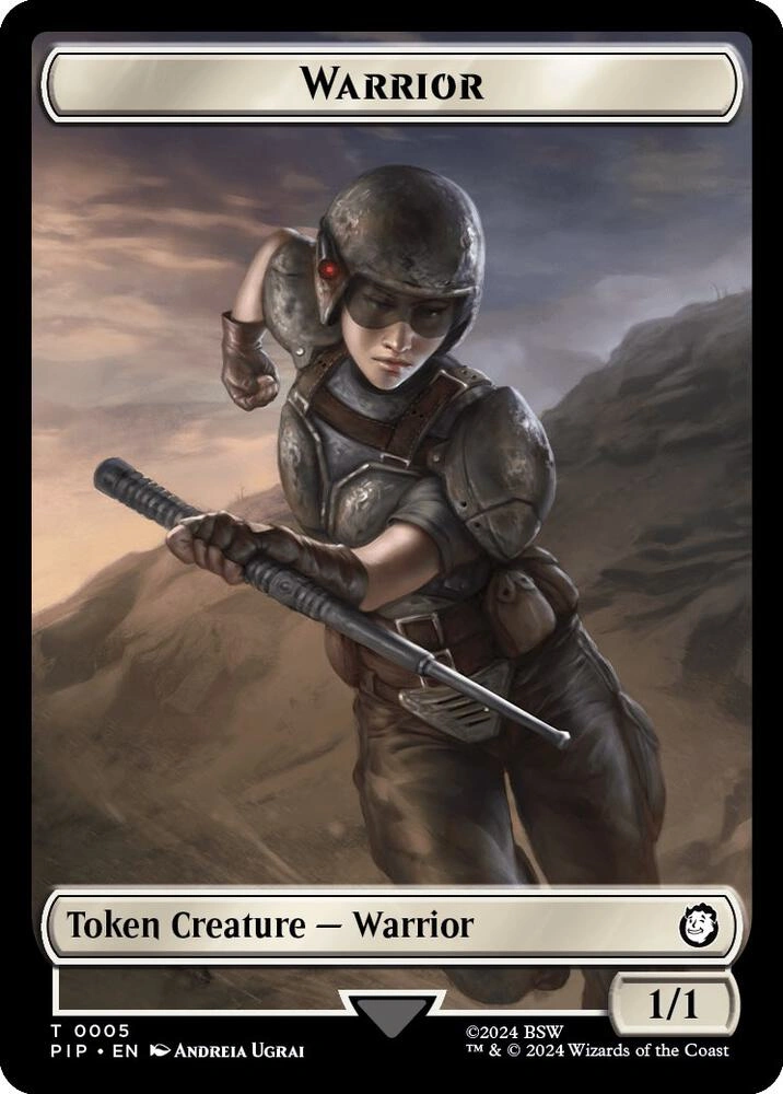 Warrior // Food (0012) Double-Sided Token