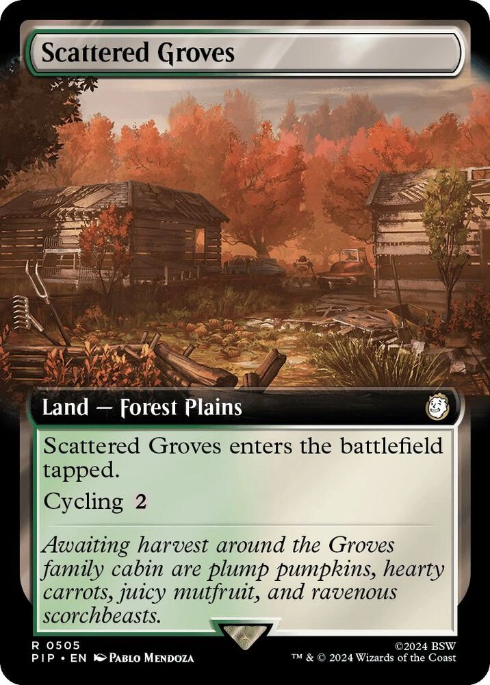 Scattered Groves (Extended Art) Foil