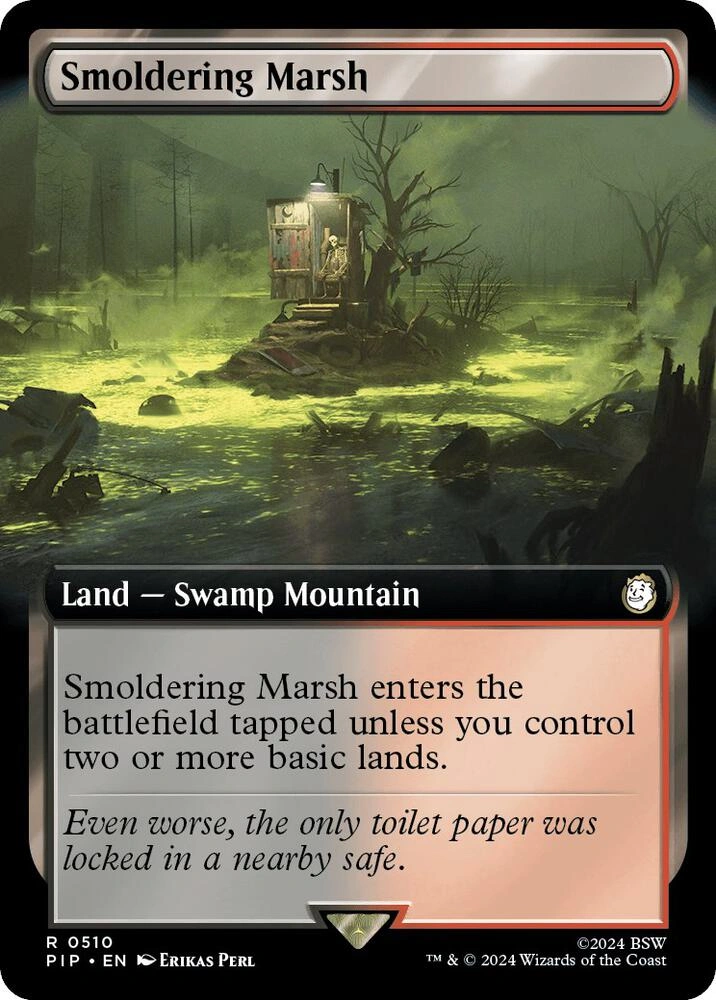 Smoldering Marsh (Extended Art) Foil