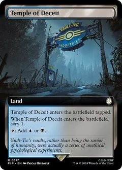 Temple of Deceit (Extended Art) Foil 517