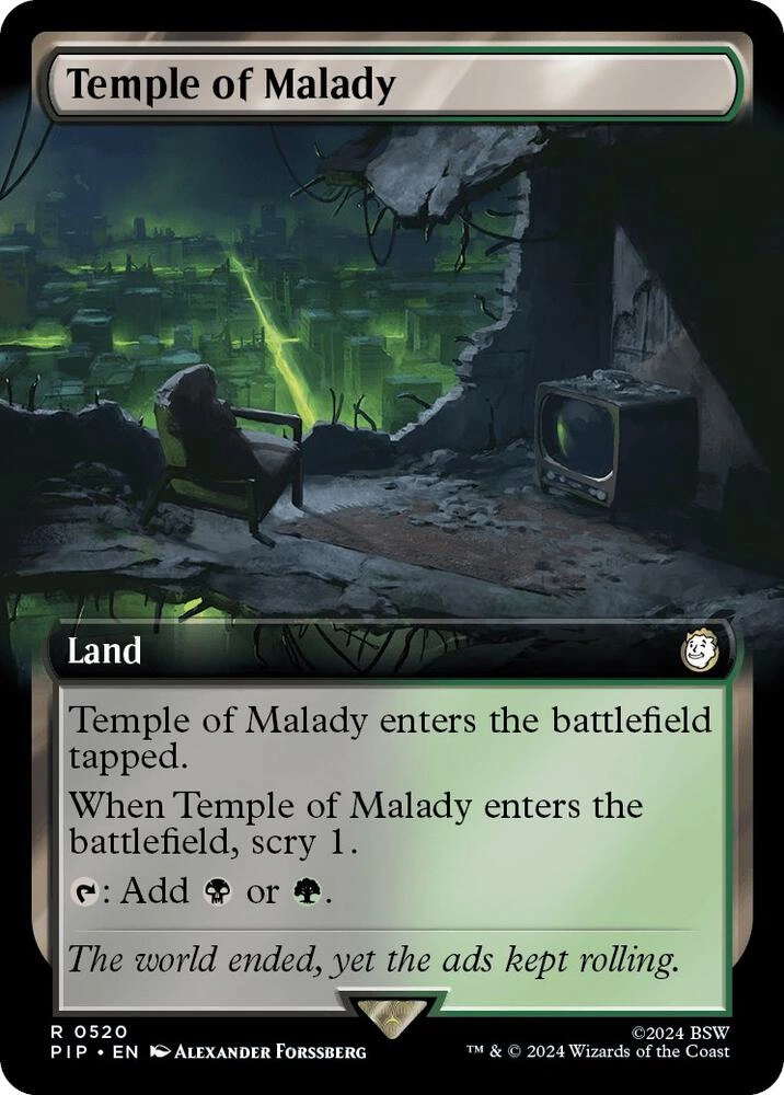 Temple of Malady (Extended Art) Foil