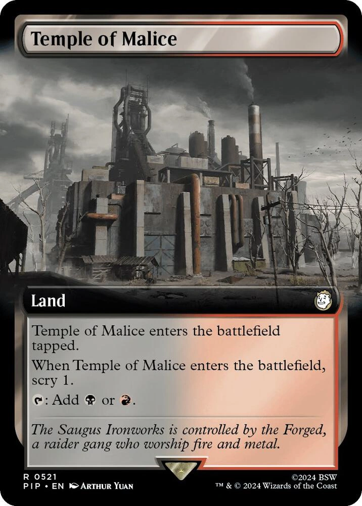 Temple of Malice (Extended Art) Foil