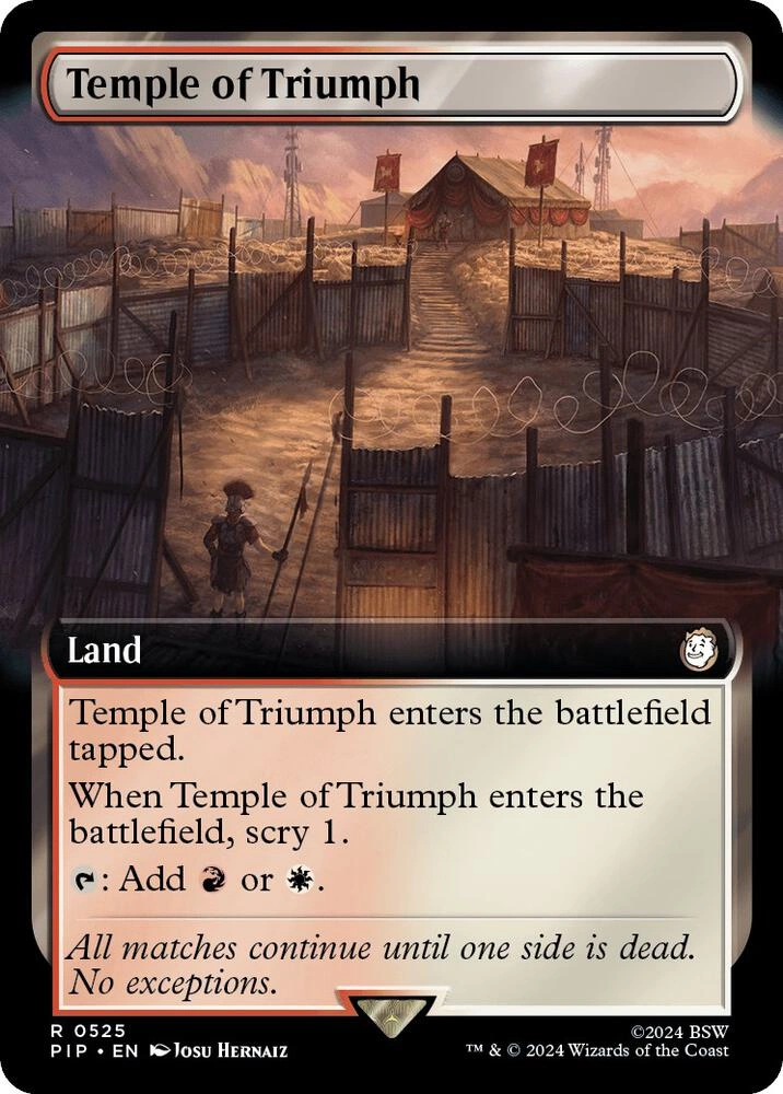 Temple of Triumph (Extended Art) Foil